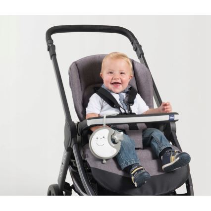 Chicco - Pinnasängyn mobiili melodialle 3in1 NEXT2DREAMS 3xAA harmaa