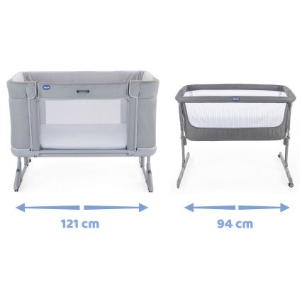 Chicco - Pinnasänky 3in1 3v1 NEXT2ME FOREVER tumma