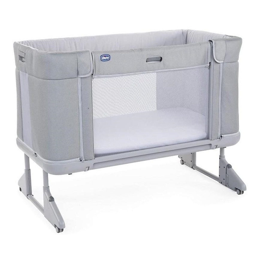 Chicco - Pinnasänky 3in1 3v1 NEXT2ME FOREVER vaaleanharmaa