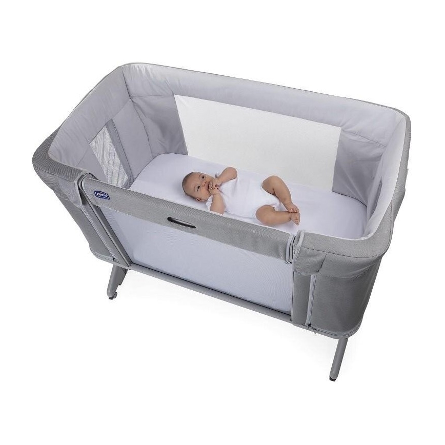 Chicco - Pinnasänky 3in1 3v1 NEXT2ME FOREVER vaaleanharmaa