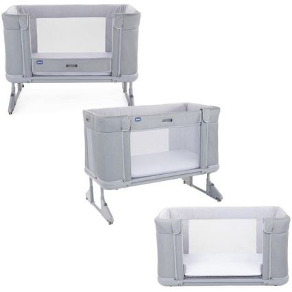 Chicco - Pinnasänky 3in1 3v1 NEXT2ME FOREVER vaaleanharmaa