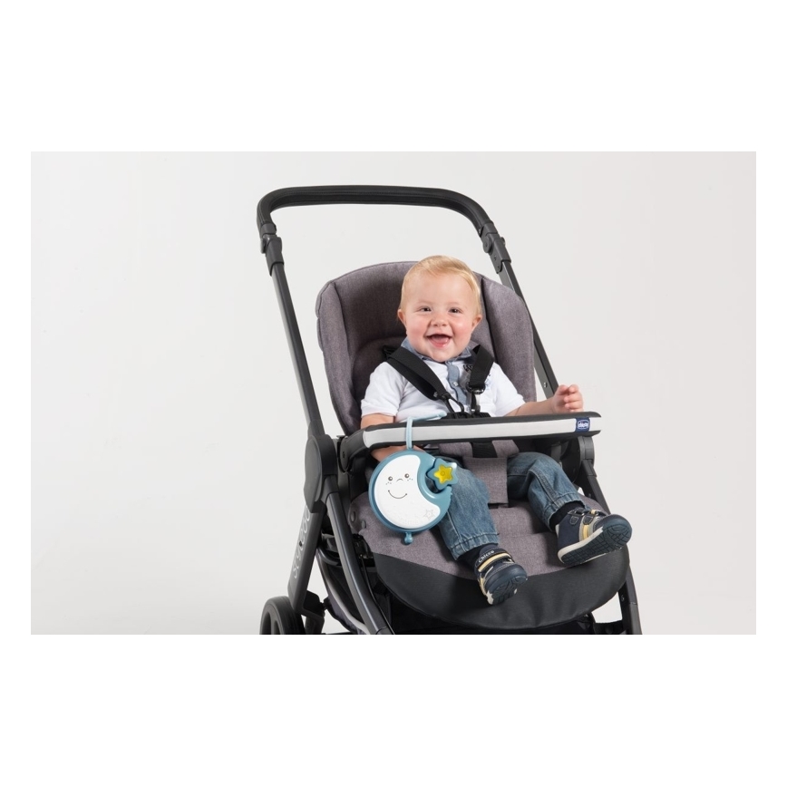 Chicco - Pinnasänky mobile melodialla 3in1 NEXT2DREAMS 3xAA sininen