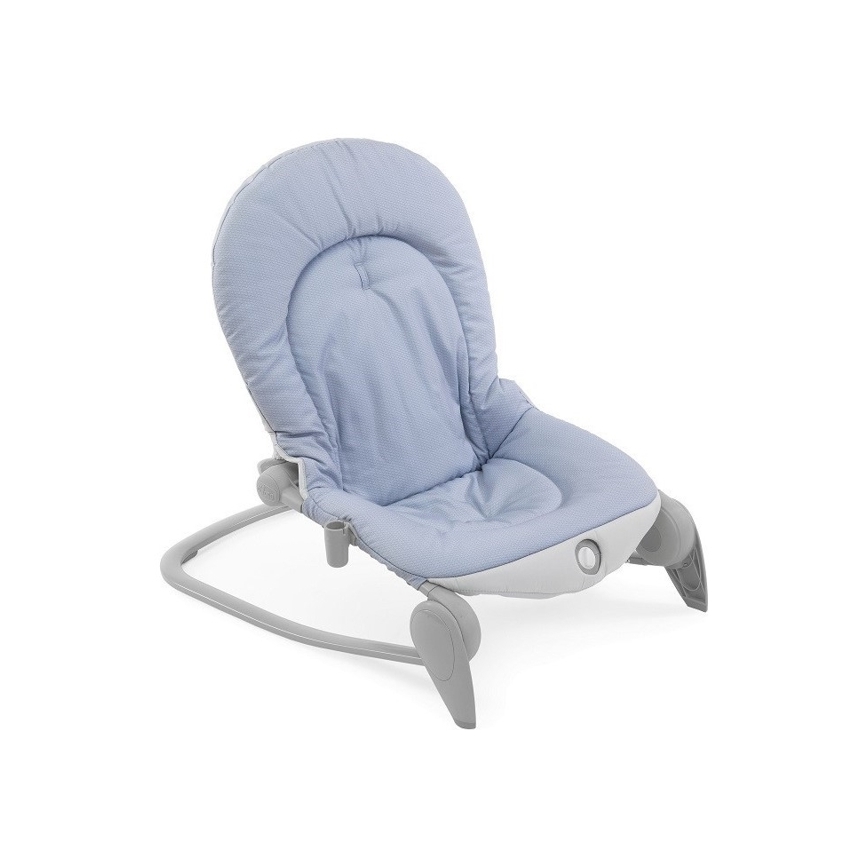 Chicco - Värisevä vauvasitteri musiikilla BALLOON Dots 2xAA + 1xLR20 sininen