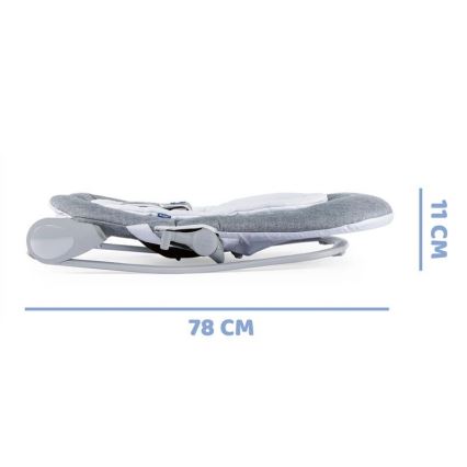 Chicco - Vauvan keinu HOOPLA harmaa/valkoinen