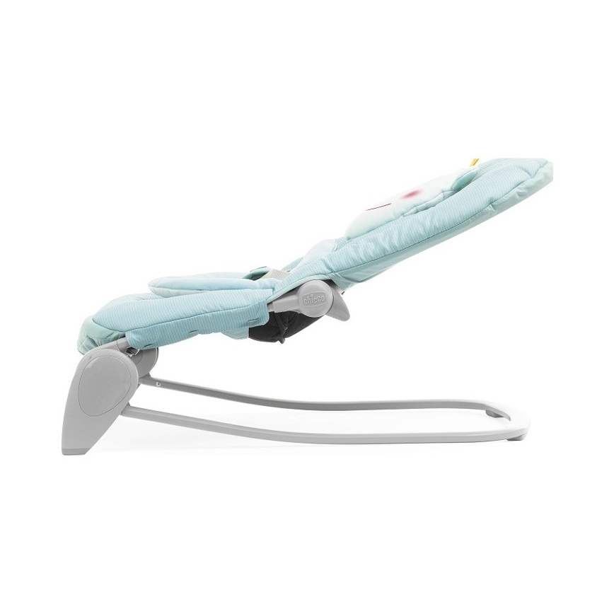 Chicco - Vauvan värisevä lepotuoli melodialla BALLOON Froggy 2xAA + 1xLR20 sininen