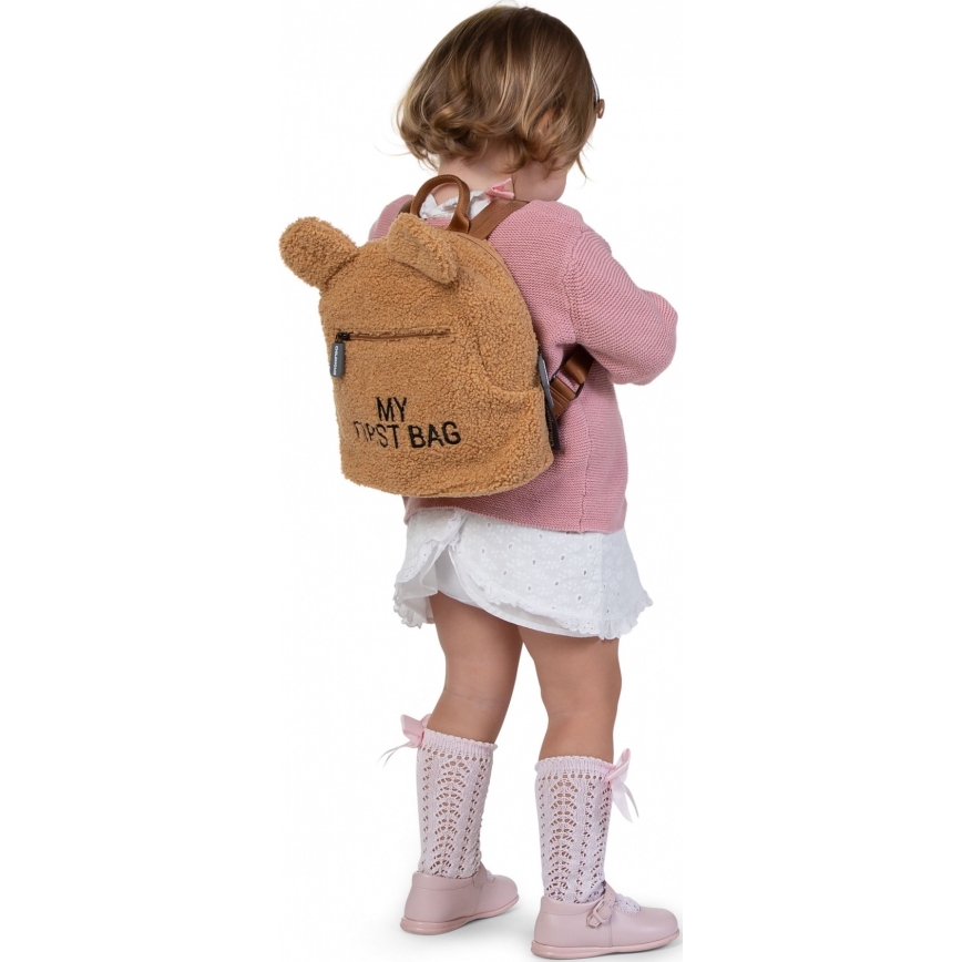 Childhome - Lasten reppu MY FIRST BAG ruskea