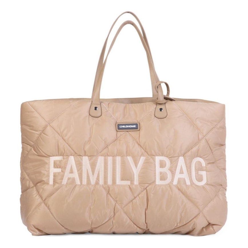 Childhome - Matkakassi FAMILY BAG PUFFERED kerma