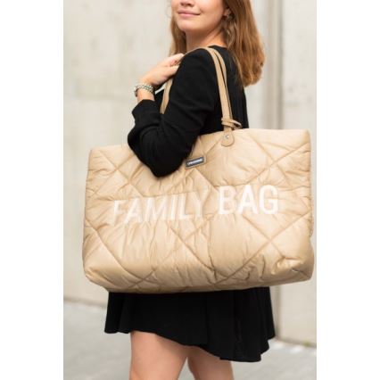 Childhome - Matkakassi FAMILY BAG PUFFERED kerma