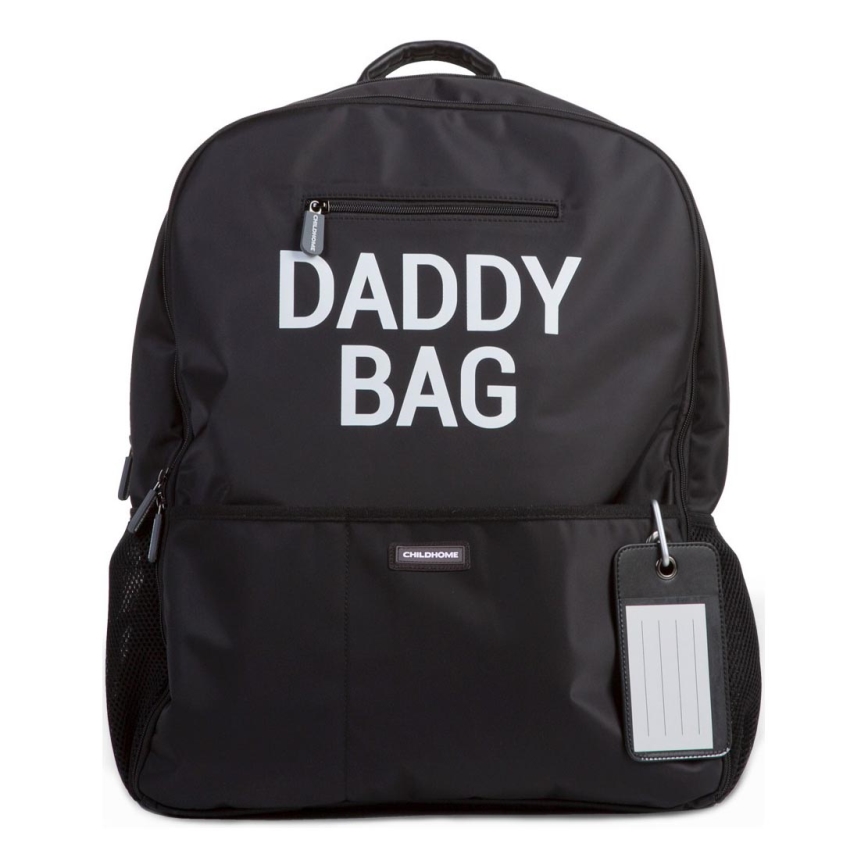Childhome - Reppu vaihtotarvikkeille DADDY BAG musta