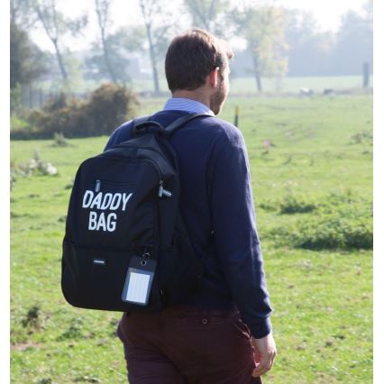 Childhome - Reppu vaihtotarvikkeille DADDY BAG musta