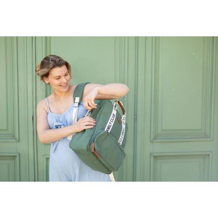 Childhome - Reppu vaihtotarvikkeille FAMILY CLUB vihreä