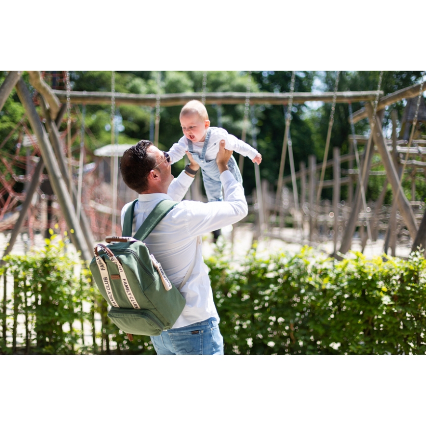 Childhome - Reppu vaihtotarvikkeille FAMILY CLUB vihreä