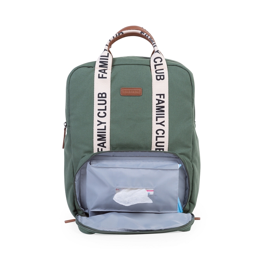 Childhome - Reppu vaihtotarvikkeille FAMILY CLUB vihreä