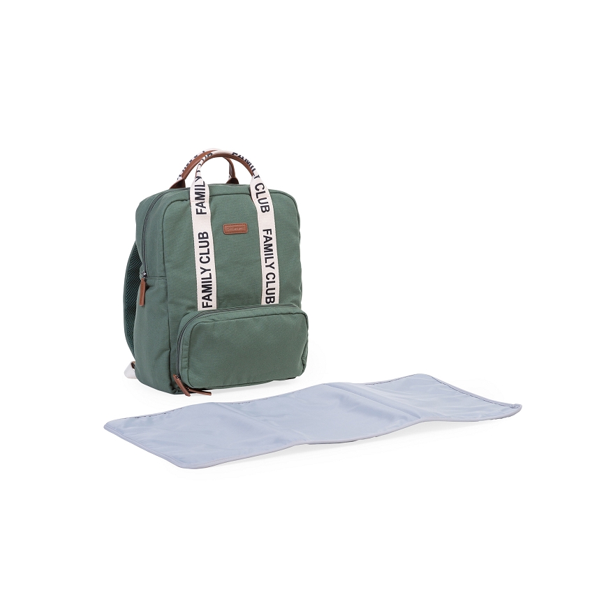 Childhome - Reppu vaihtotarvikkeille FAMILY CLUB vihreä