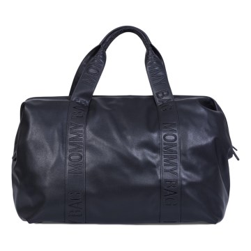 Childhome - Vaihtolaukku MOMMY BAG LEATHER musta