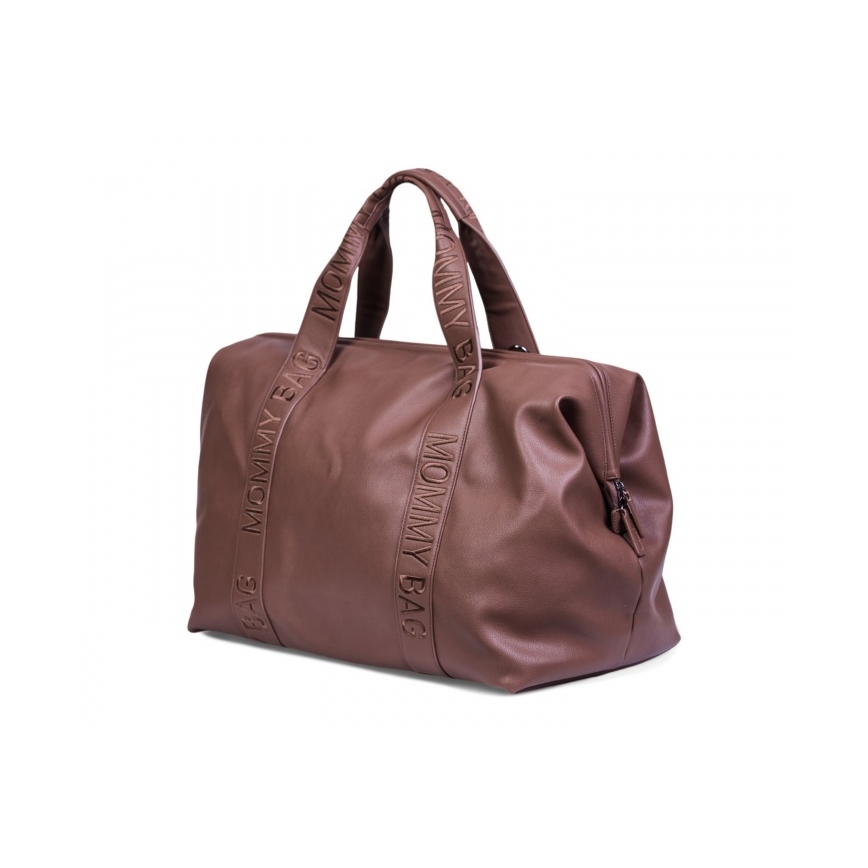 Childhome - Vaihtolaukku MOMMY BAG LEATHER ruskea