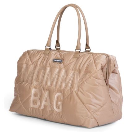 Childhome - Vaihtolaukku MOMMY BAG PUFFERED beige