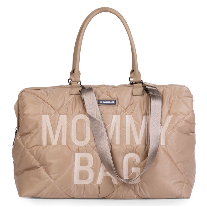 Childhome - Vaihtolaukku MOMMY BAG PUFFERED beige