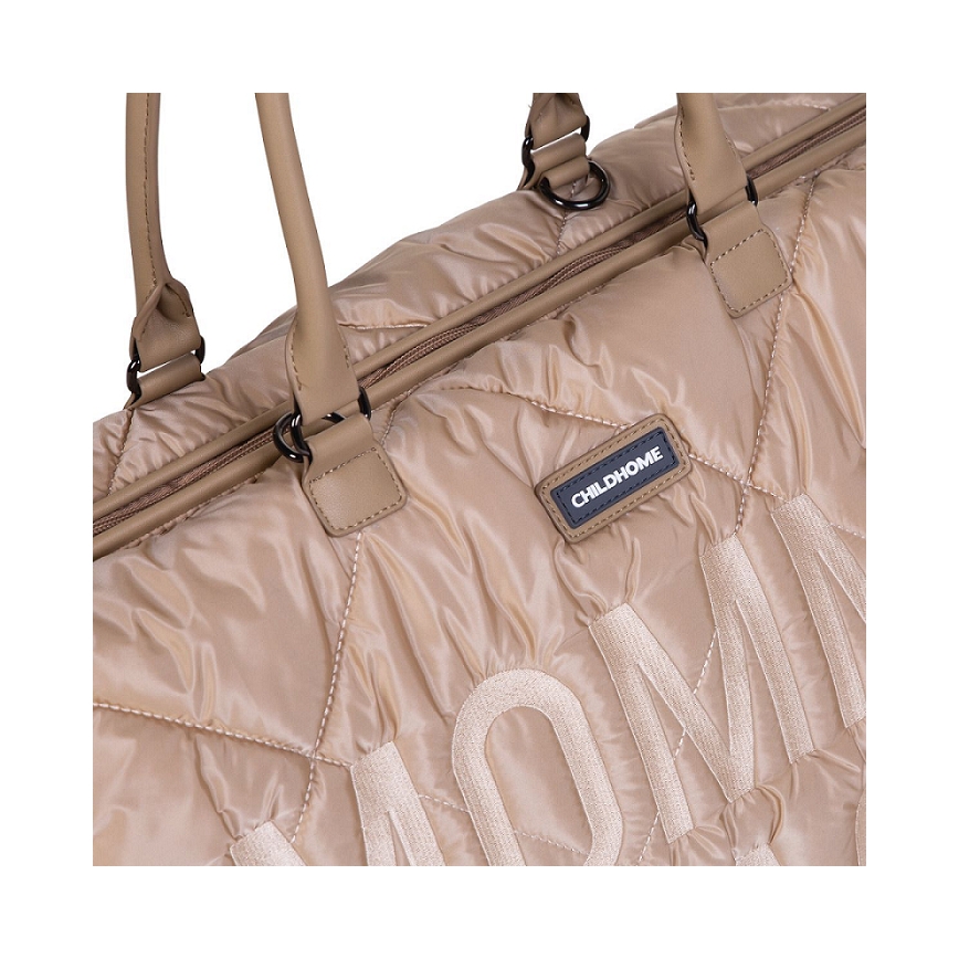 Childhome - Vaihtolaukku MOMMY BAG PUFFERED beige