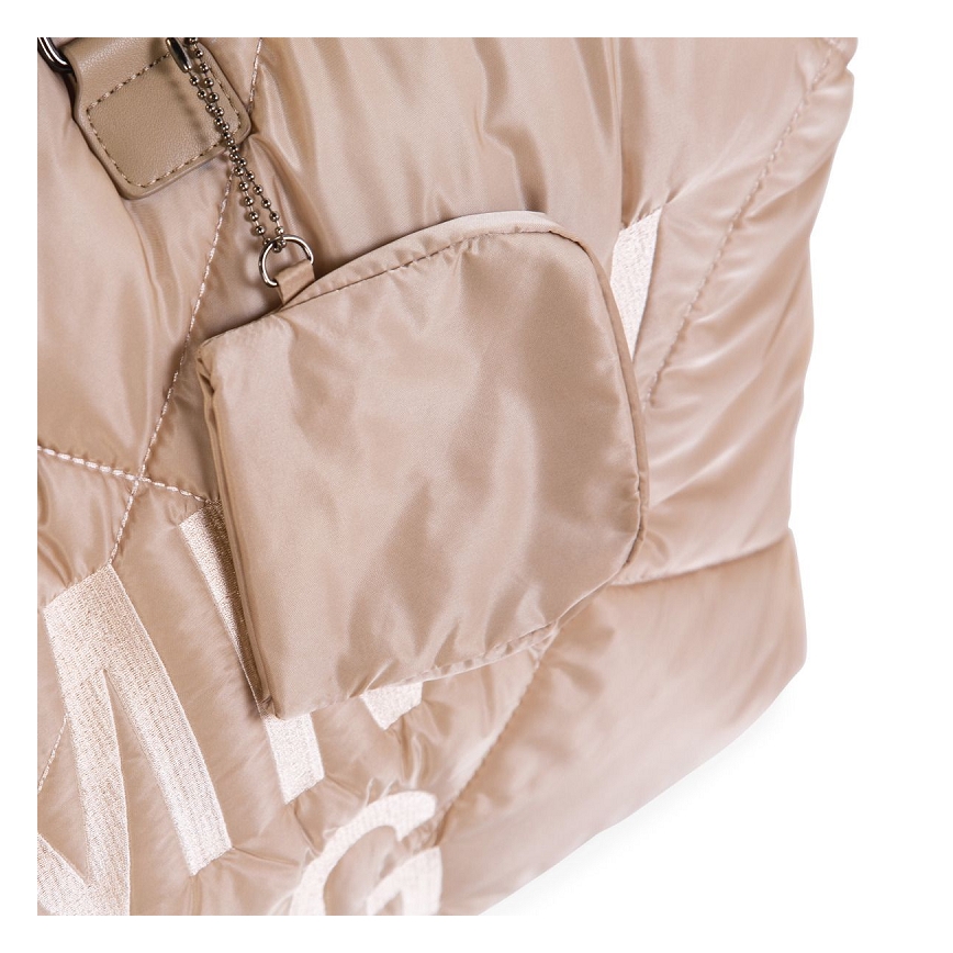 Childhome - Vaihtolaukku MOMMY BAG PUFFERED beige