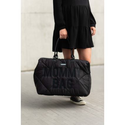 Childhome - Vaihtolaukku MOMMY BAG PUFFERED musta