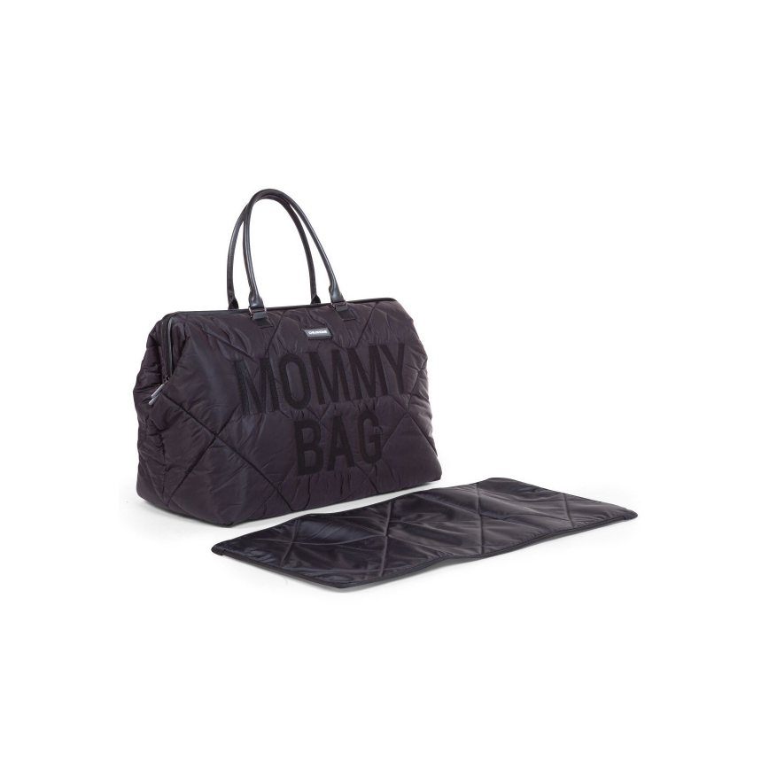 Childhome - Vaihtolaukku MOMMY BAG PUFFERED musta