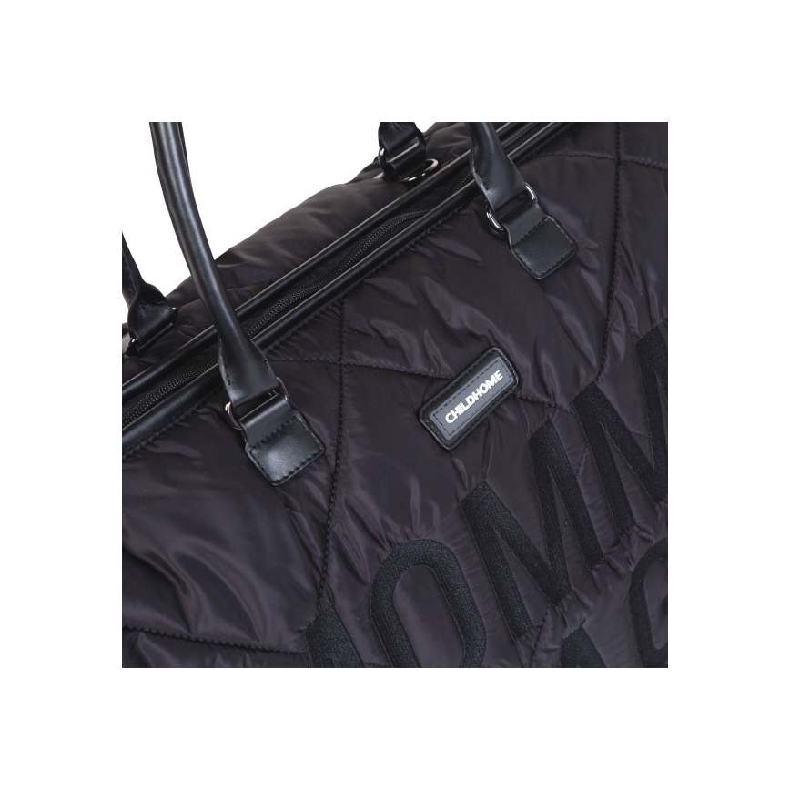 Childhome - Vaihtolaukku MOMMY BAG PUFFERED musta