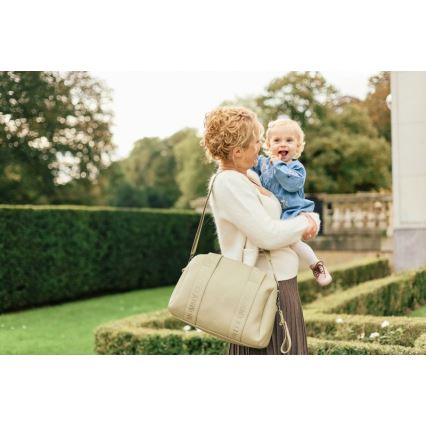 Childhome - Vaihtolaukku MOMMY CLUB LEATHER beige