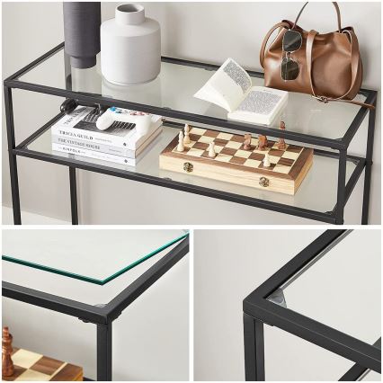 CIREL-konsolipöytä, musta