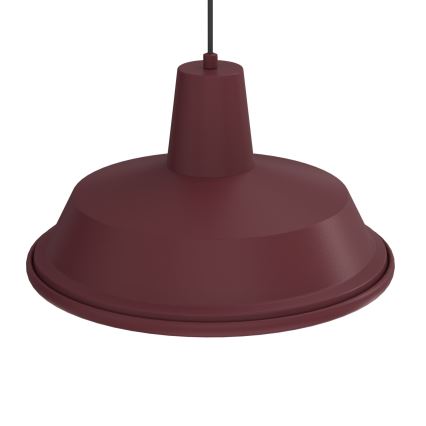 CLASS-riippuvalaisin kaapelilla 1xE27/15W/230V, burgundinpunainen