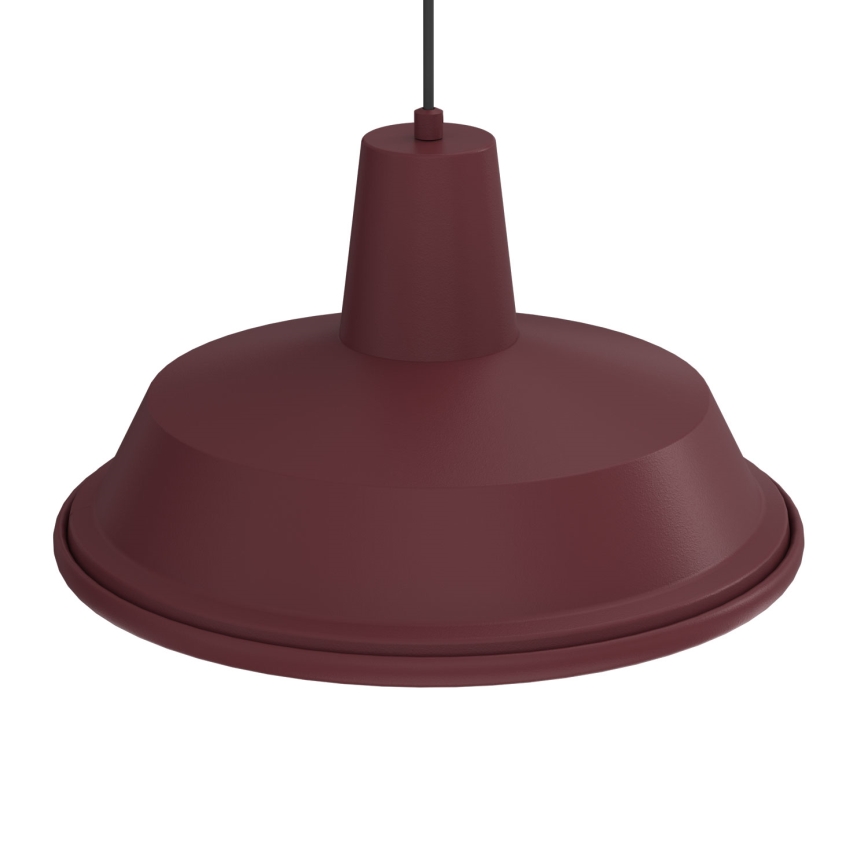 CLASS-riippuvalaisin kaapelilla 1xE27/15W/230V, burgundinpunainen