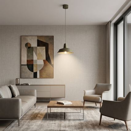CLASS-riippuvalaisin ripustusjohdolla 1xE27/15W/230V, pronssinvärinen