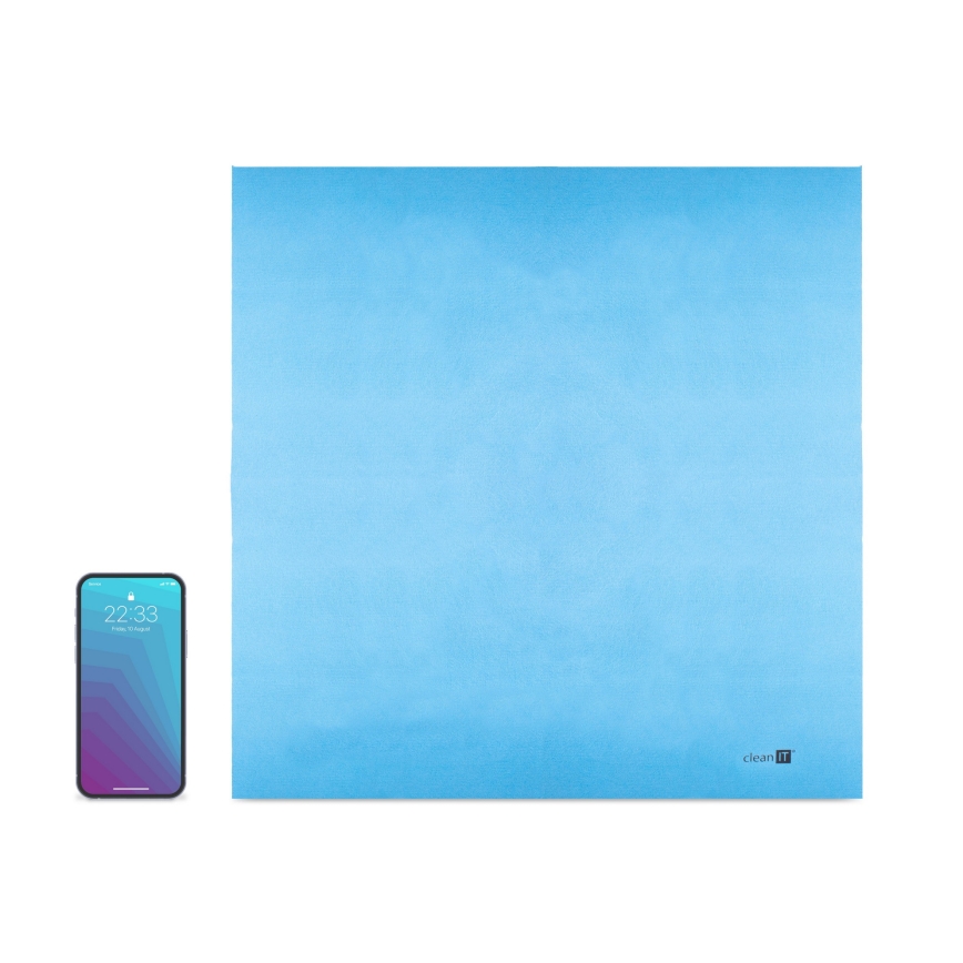 CLEAN IT CL-700 - Mikrokuitupuhdistusliina 40x42 cm sininen