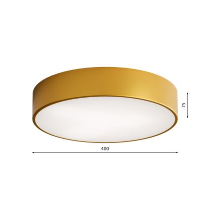 Kattovalaisin CLEO liike- ja hämäräsensorilla, 3xE27/24W/230V, halkaisija 40 cm, kultainen
