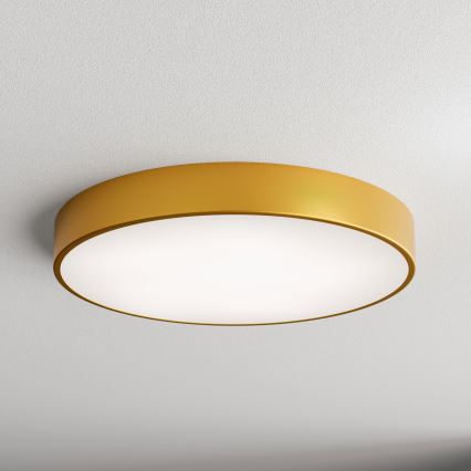 Kattovalaisin liike- ja hämärätunnistimella CLEO 5xE27/24W/230V, halkaisija 60 cm, kullanvärinen