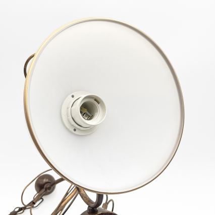 COBRA varrellinen kattokruunu 3xE27/60W/230V pronssi/patina