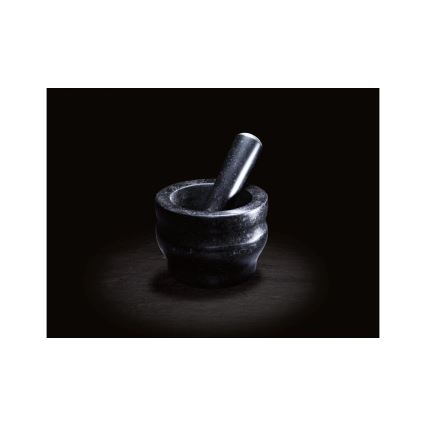 Cole&Mason - Graniittihuhmare survimella GRANITE halkaisija 14 cm graniitti/musta