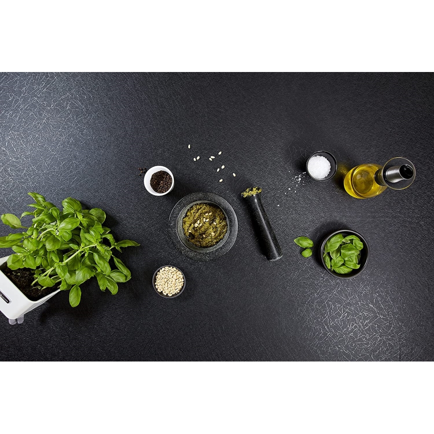 Cole&Mason - Graniittimortteli ja nuija GRANITE halkaisija 18 cm graniitti/musta