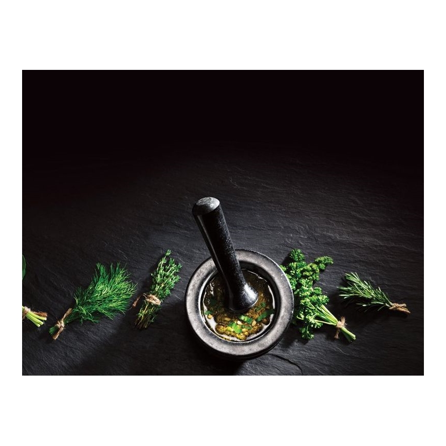 Cole&Mason - Graniittimortteli ja nuija GRANITE halkaisija 18 cm graniitti/musta