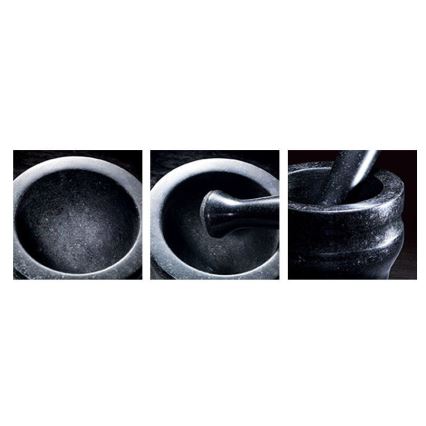 Cole&Mason - Graniittimortteli ja nuija GRANITE halkaisija 18 cm graniitti/musta