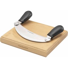 Cole&Mason - Keittiön leikkuulauta ja veitsi 21,5x51,5 cm pyökki