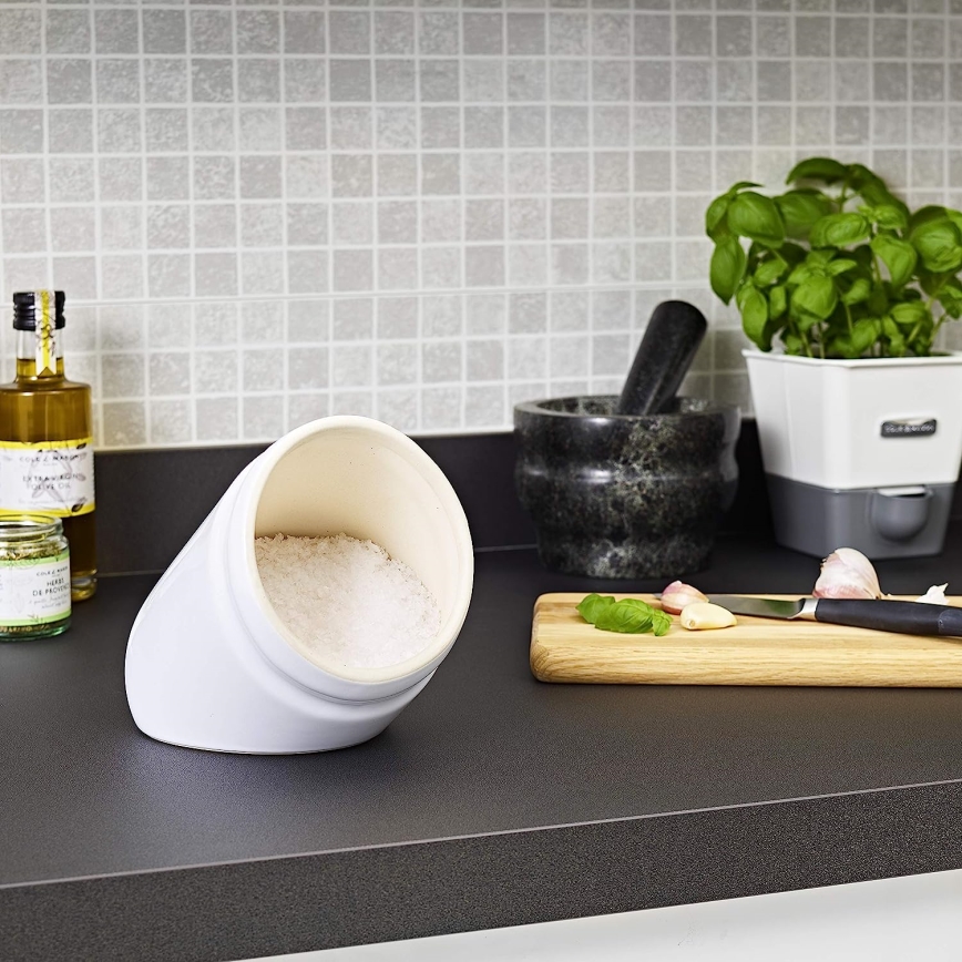 Cole&Mason - Keraaminen suolasäiliö WHITMORE