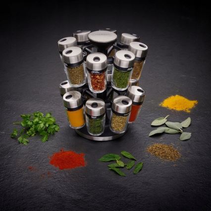 Cole&Mason - Pyörivä mausteteline MASTER 17 osaa