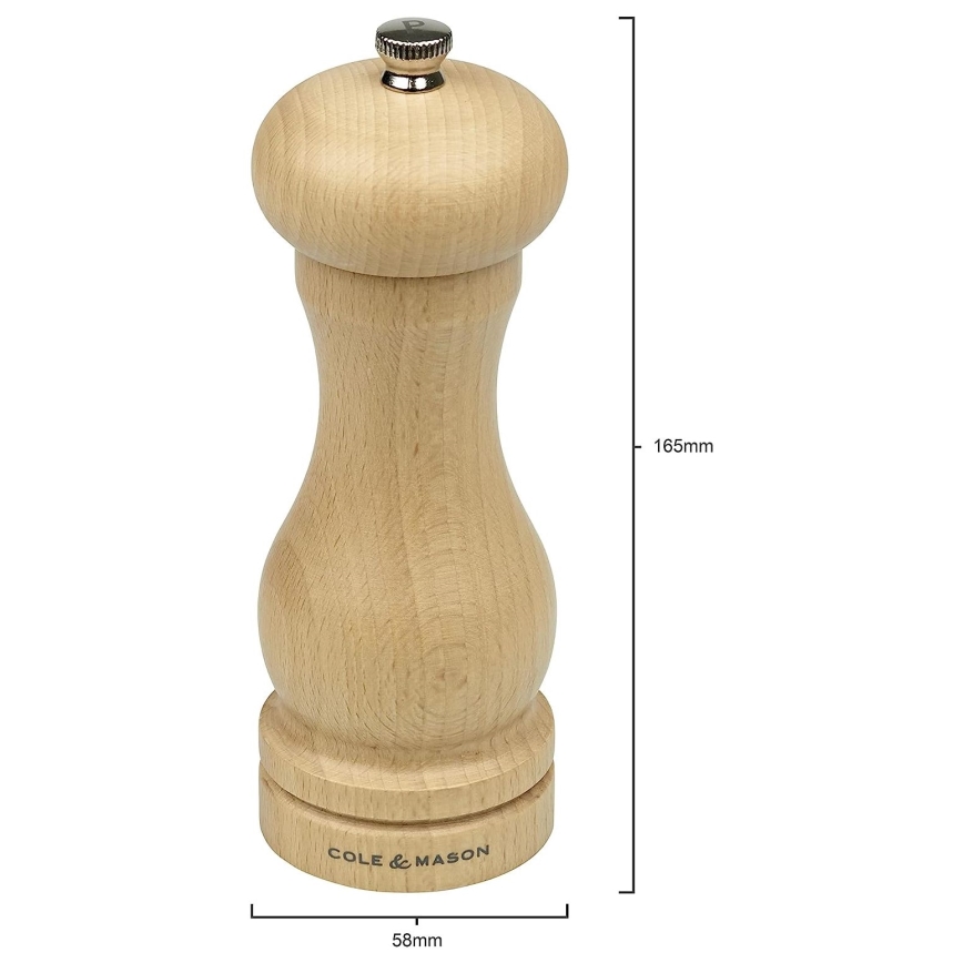 Cole&Mason - Pippurimylly CAPSTAN BEECH pyökki 16,5 cm