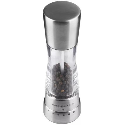 Cole&Mason - Pippurimylly DERWENT 19 cm kiiltävä kromi