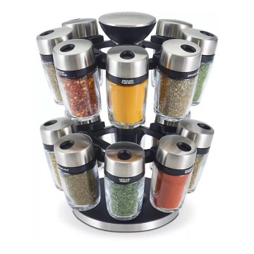 Cole&Mason - Pyörivä mausteteline MASTER 17 osaa