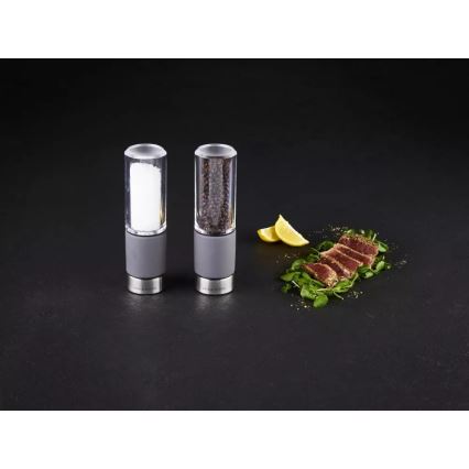 Cole&Mason - REGENT CONCRETE suola- ja pippurimyllysarja, 2 kpl, betoni, 18 cm