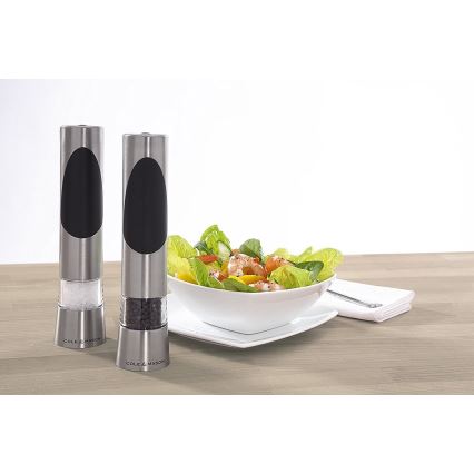 Cole&Mason - Sähkökäyttöinen suola- ja pippurimyllysetti RICHMOND 2 kpl 6xAAA