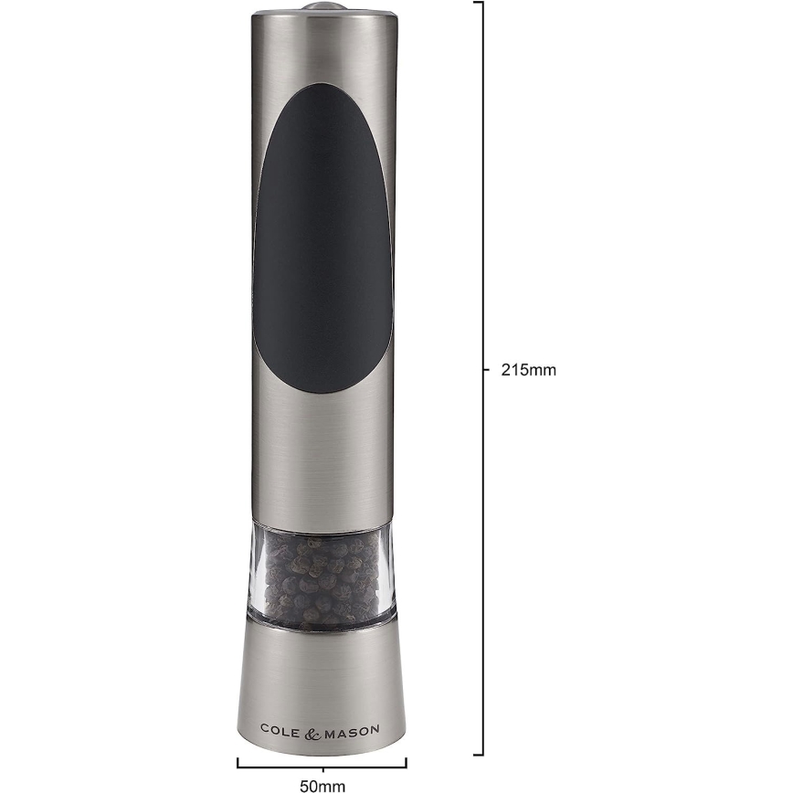 Cole&Mason - Sähkökäyttöinen suola- ja pippurimyllysetti RICHMOND 2 kpl 6xAAA