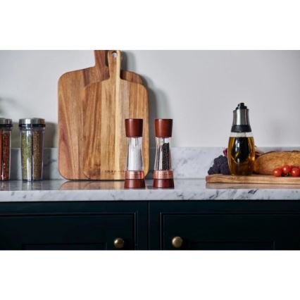 Cole&Mason - Suola- ja pippurimylly setti DERWENT 2 kpl 19 cm pyökki/ruskea